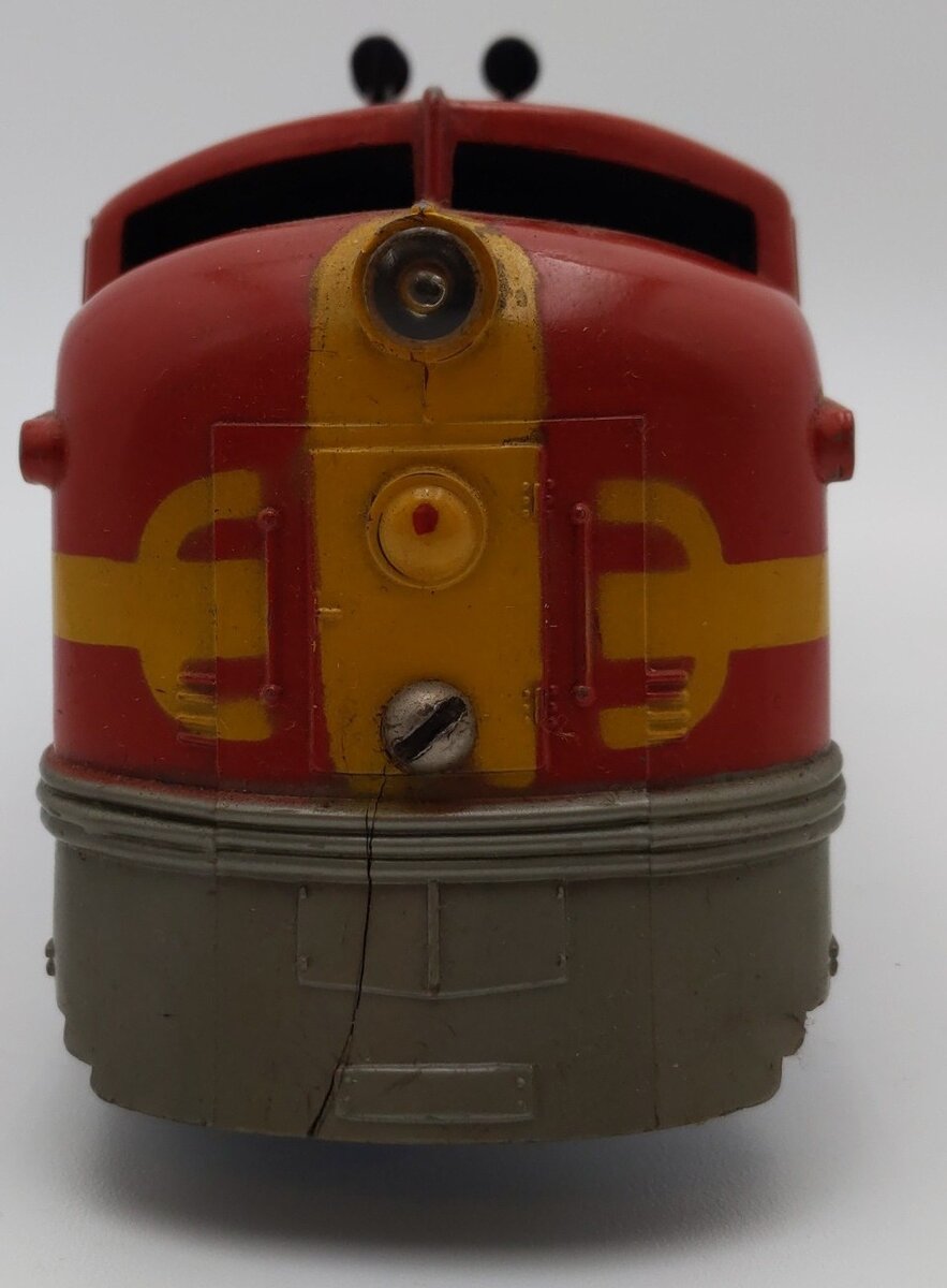 Marx 1095 Vintage O Gauge Santa Fe Diesel Locomotive