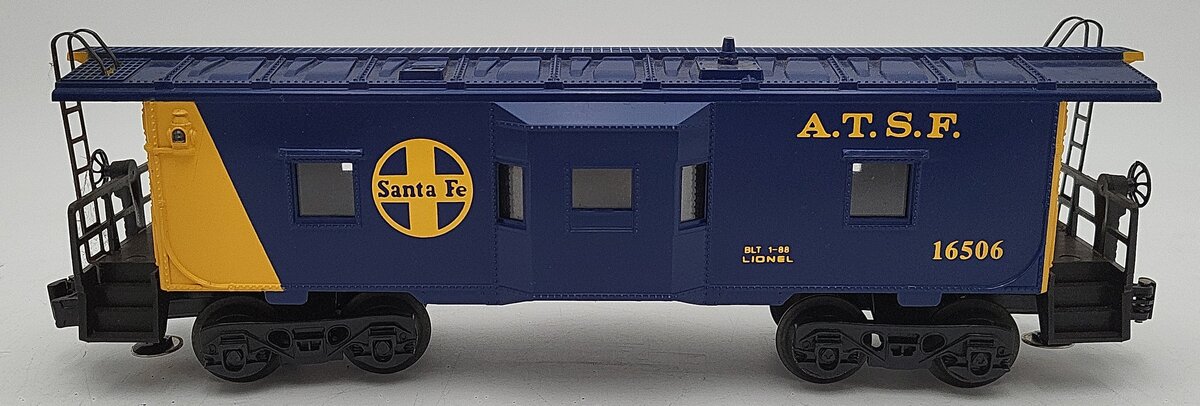 Lionel 6-16506 O Gauge Santa Fe Bay Window Caboose VG/Box