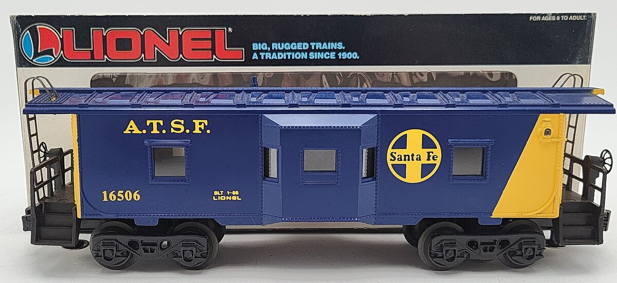Lionel 6-16506 O Gauge Santa Fe Bay Window Caboose VG/Box