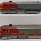 Marx 1095 Vintage O Santa Fe AA Diesel Locomotives VG