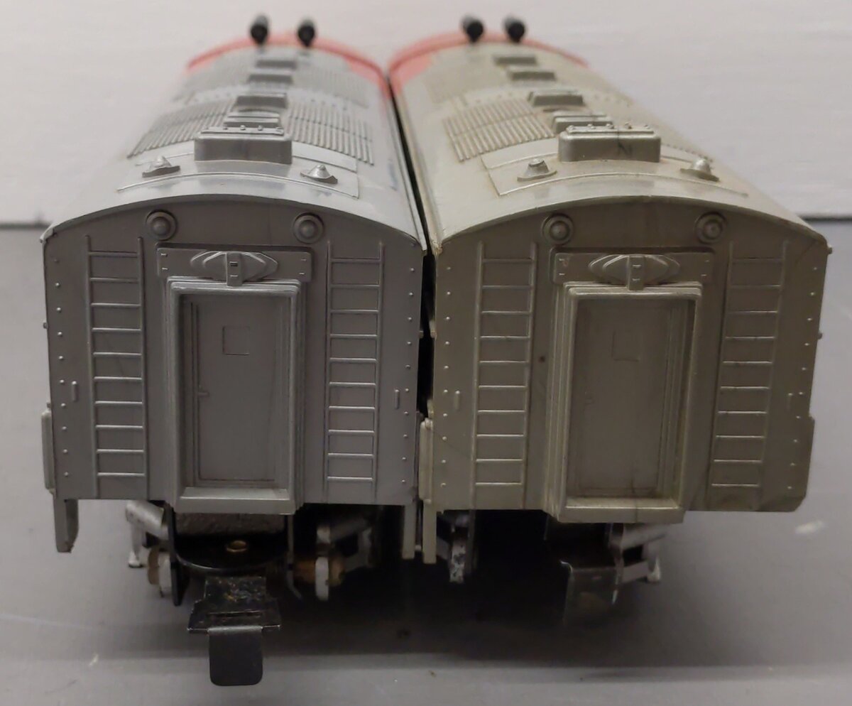 Marx 1095 Vintage O Santa Fe AA Diesel Locomotives VG