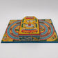 Tokyo Plaything Shokai Dream Land Bus in Magic Tunnel Wind-up Tin Toy VG