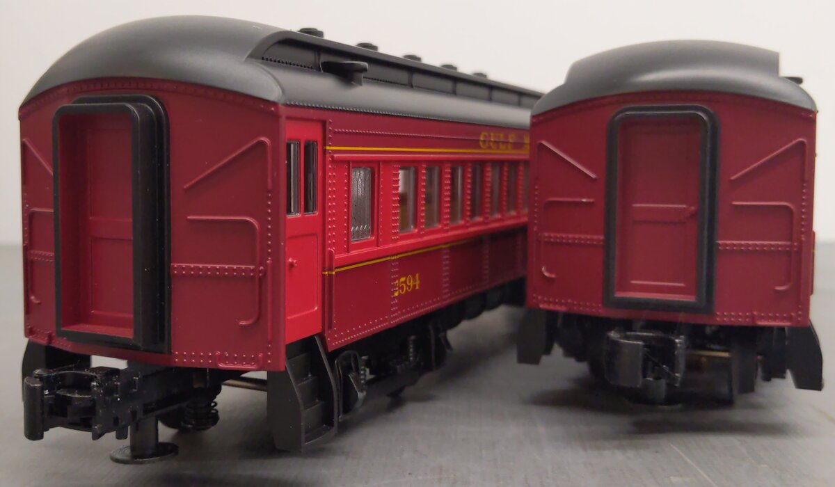 Atlas 1009918 O GM&O Combine and Coach Passenger Cars Set #2594/#209 EX/Box