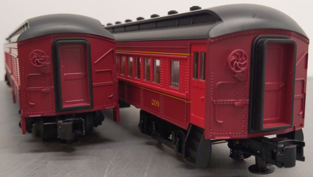 Atlas 1009918 O GM&O Combine and Coach Passenger Cars Set #2594/#209 EX/Box