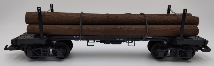 LGB 42660 G Gauge Sumpter Valley Railway Flatcar with Log Load VG/Box