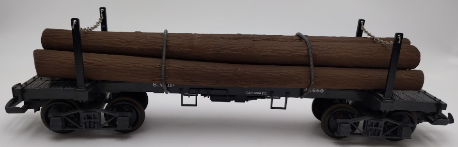 LGB 42660 G Gauge Sumpter Valley Railway Flatcar with Log Load VG/Box