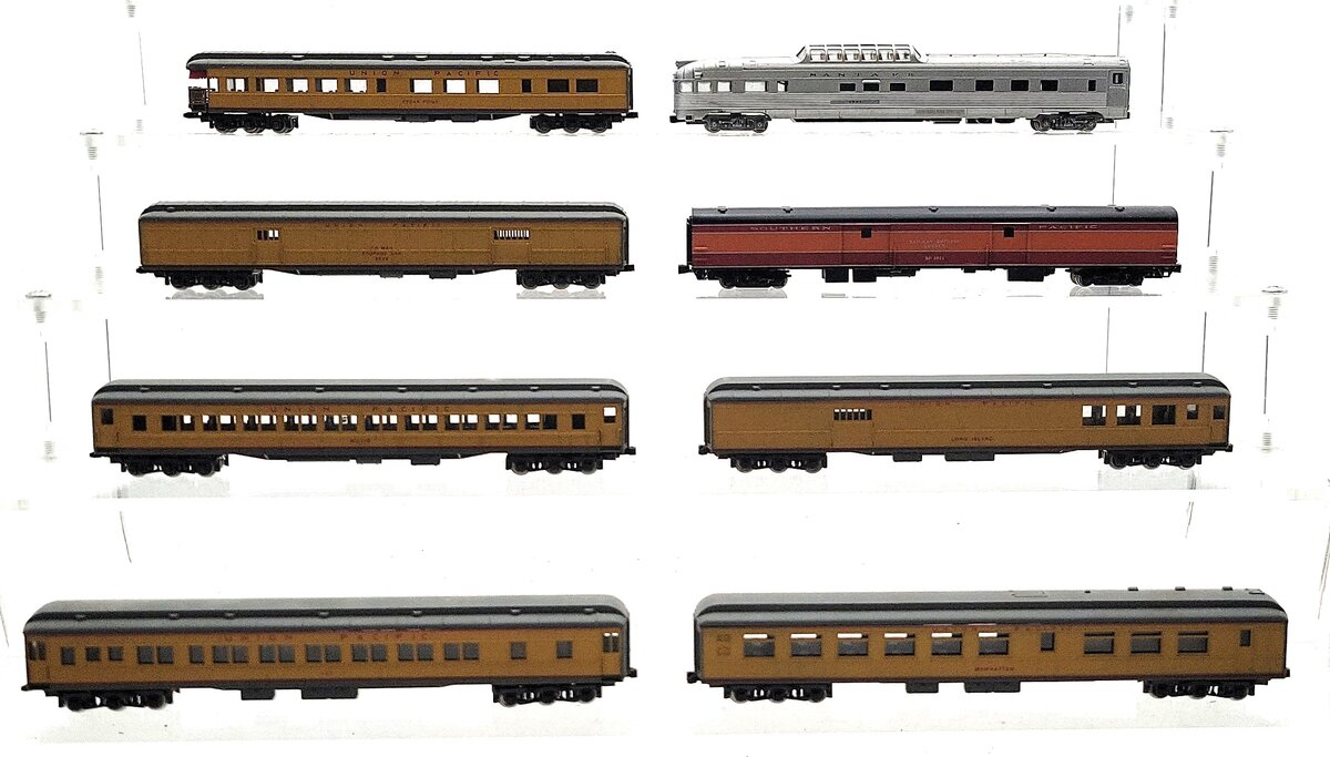 Rivarossi & Con-Cor N Scale Assorted Passenger Cars [8] VG
