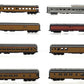 Rivarossi & Con-Cor N Scale Assorted Passenger Cars [8] VG