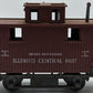 AHM 7306D O Scale 2-Rail Illinois Central Cupola Caboose VG