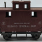 AHM 7306D O Scale 2-Rail Illinois Central Cupola Caboose VG