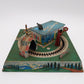 Marx Vintage Honeymoon Cottage Wind-up Toy VG