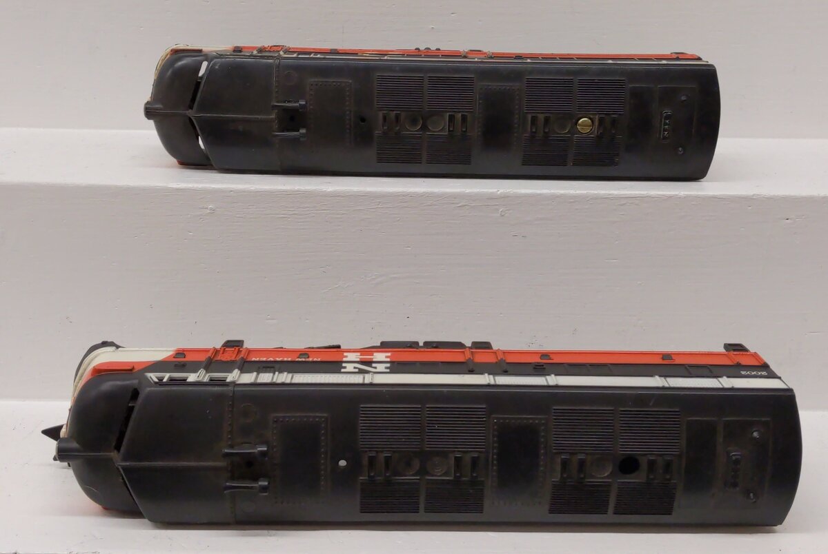 Marx 2002 Vintage O Gauge New Haven ABA Diesel Locomotive Set VG