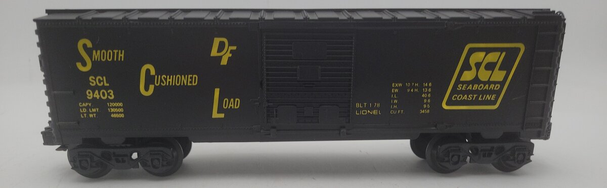 Lionel 6-9403 O Gauge Seaboard Coast Line Boxcar EX/Box