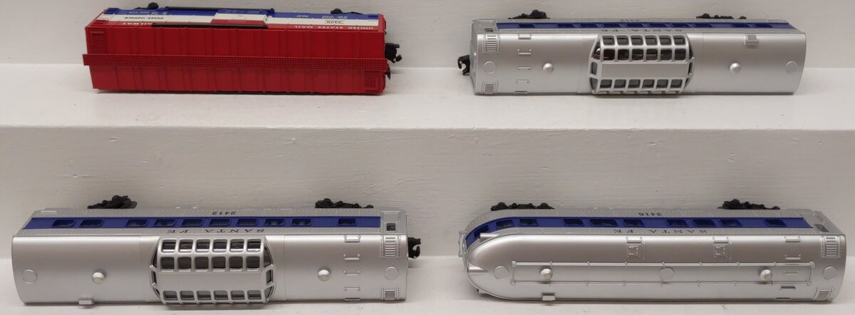 Lionel 6-27767 O Gauge Conventional Classics Santa Fe Passenger Cars (Set of 4) EX/Box