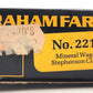Graham Farish 2211 N Scale "Stephenson Clarke" Mineral Wagon #07217 VG/Box