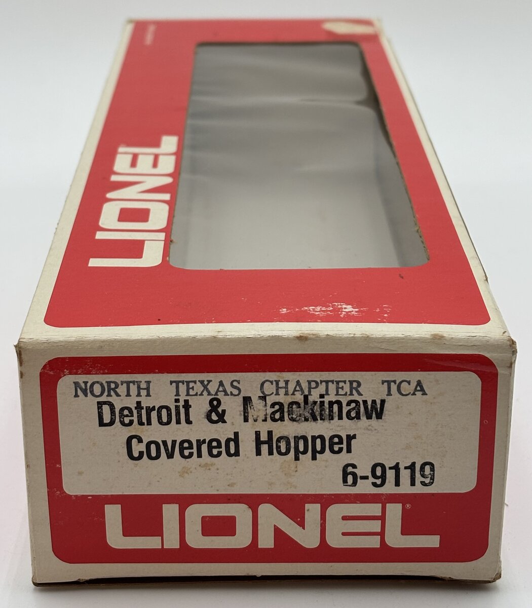 Lionel 6-9119 O Gauge Detroit & Mackinac Covered Hopper EX/Box