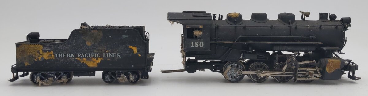 Tenshodo HO Scale Brass USRA 0-8-0 Steam Locomotive & Tender - Painted