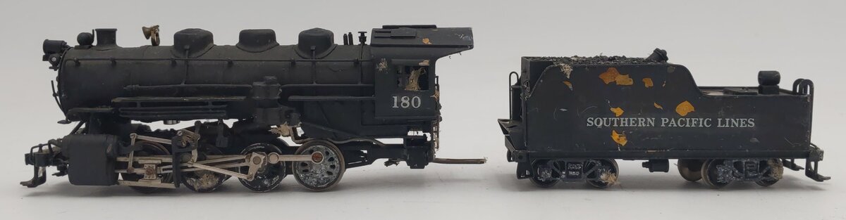 Tenshodo HO Scale Brass USRA 0-8-0 Steam Locomotive & Tender - Painted