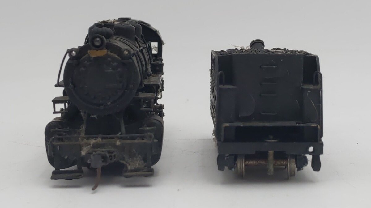 Tenshodo HO Scale Brass USRA 0-8-0 Steam Locomotive & Tender - Painted
