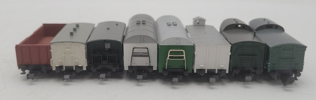 Fleischmann N Scale Assorted Freight Cars [8] EX