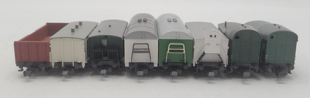 Fleischmann N Scale Assorted Freight Cars [8] EX