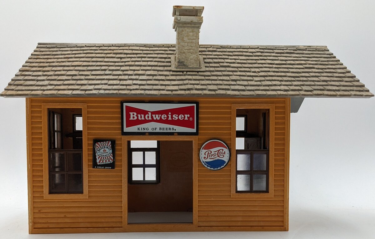 Model Power 1616 LGB Budweiser Warehouse Assembled Building - Assembled VG