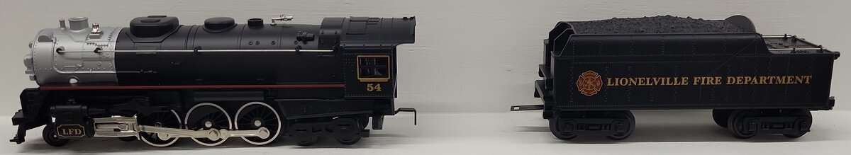 Lionel 6-38063 Lionelville Fire Department 4-6-4 Hudson Steam Locomotive #54 LN/Box