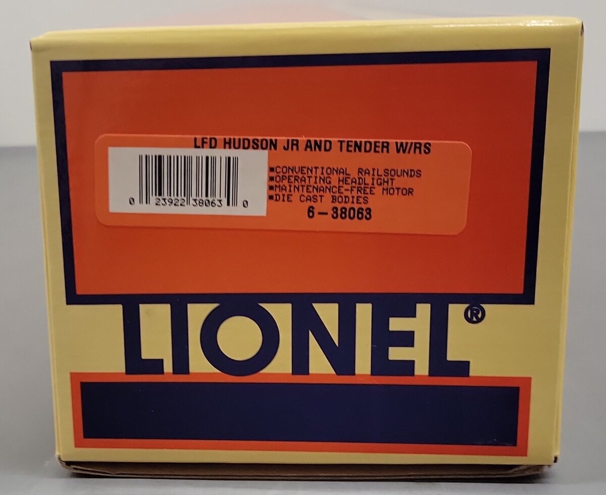 Lionel 6-38063 Lionelville Fire Department 4-6-4 Hudson Steam Locomotive #54 LN/Box