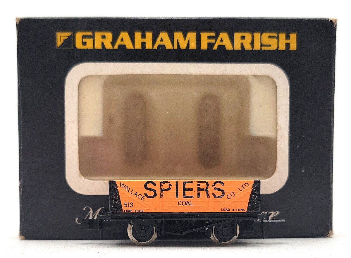 Graham Farish 2012 N Scale "Spiers" 5 Plank Wagon #513 LN/Box