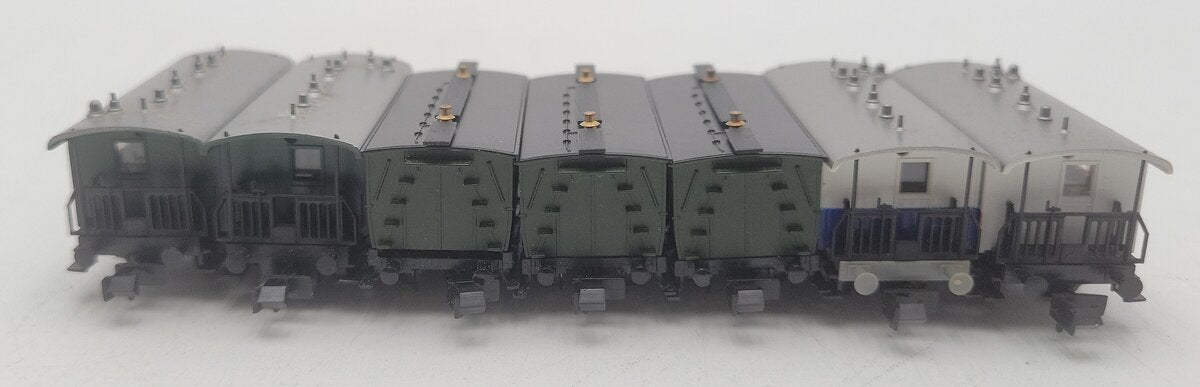 Fleischmann & Trix N Scale Assorted Passenger Cars [7] EX