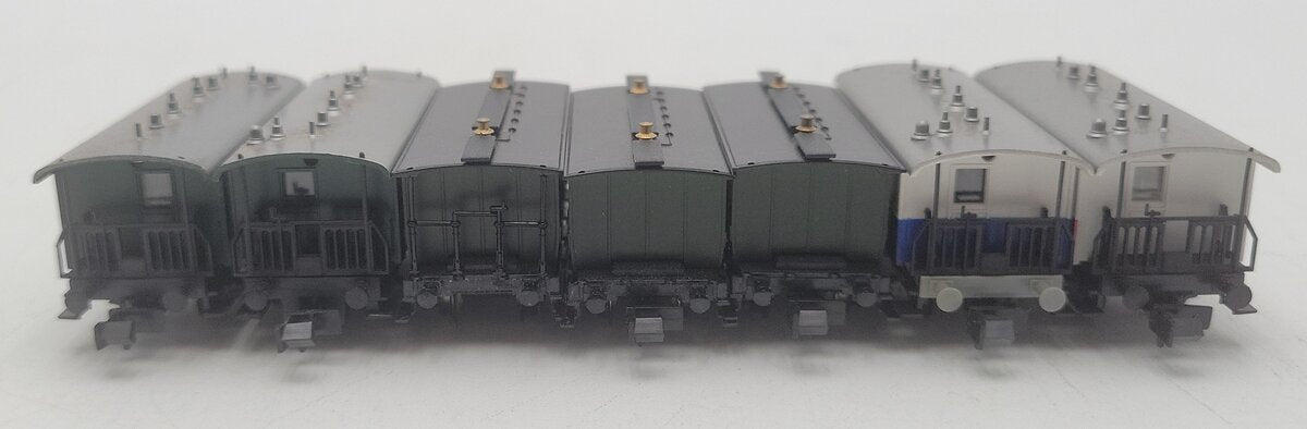 Fleischmann & Trix N Scale Assorted Passenger Cars [7] EX