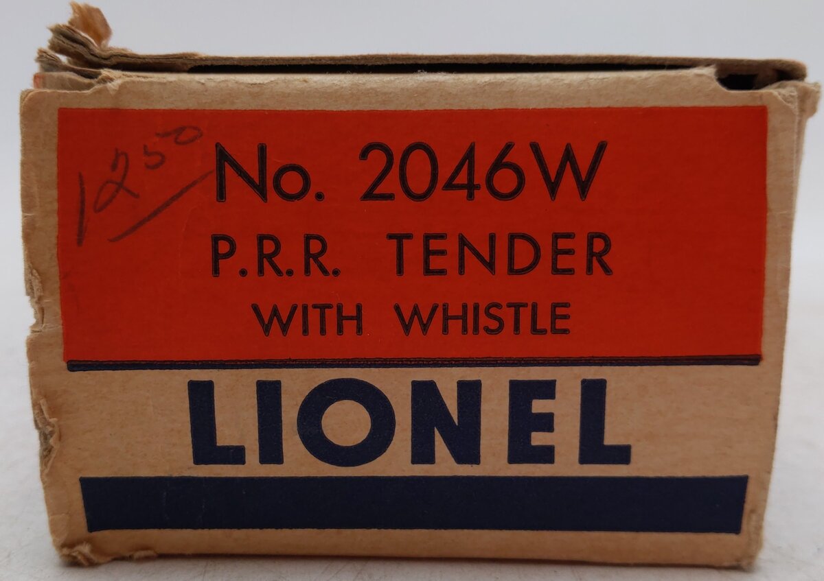 Lionel 2046W Vintage O Pennsylvania Whistle Tender VG/Box