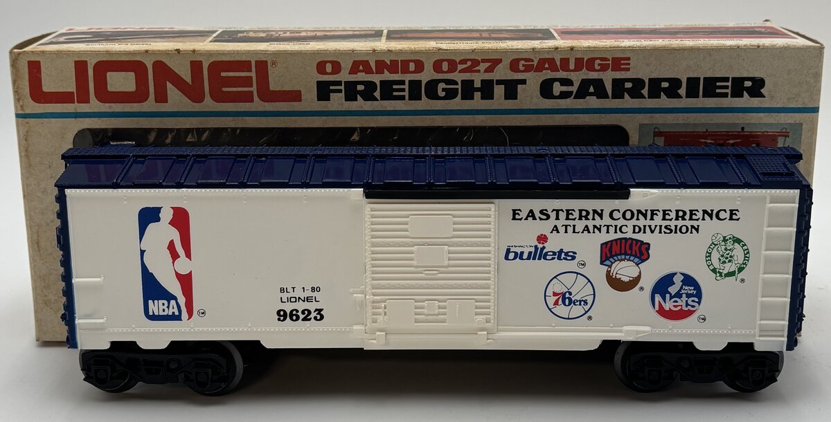Lionel 6-9623 O Gauge NBA Eastern Boxcar EX/Box