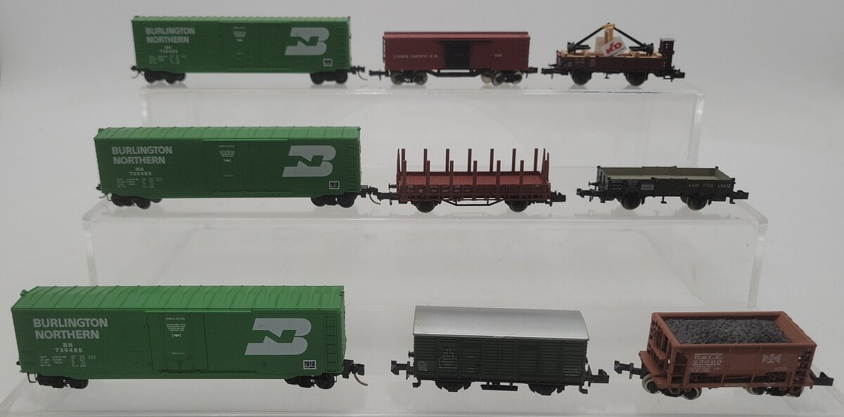 Micro-Trains, Trix & Atlas N Scale Assorted Freight Cars [9] EX