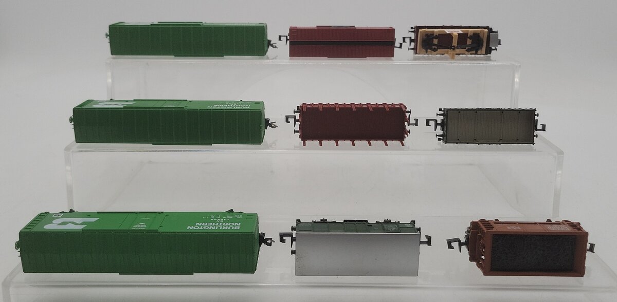 Micro-Trains, Trix & Atlas N Scale Assorted Freight Cars [9] EX