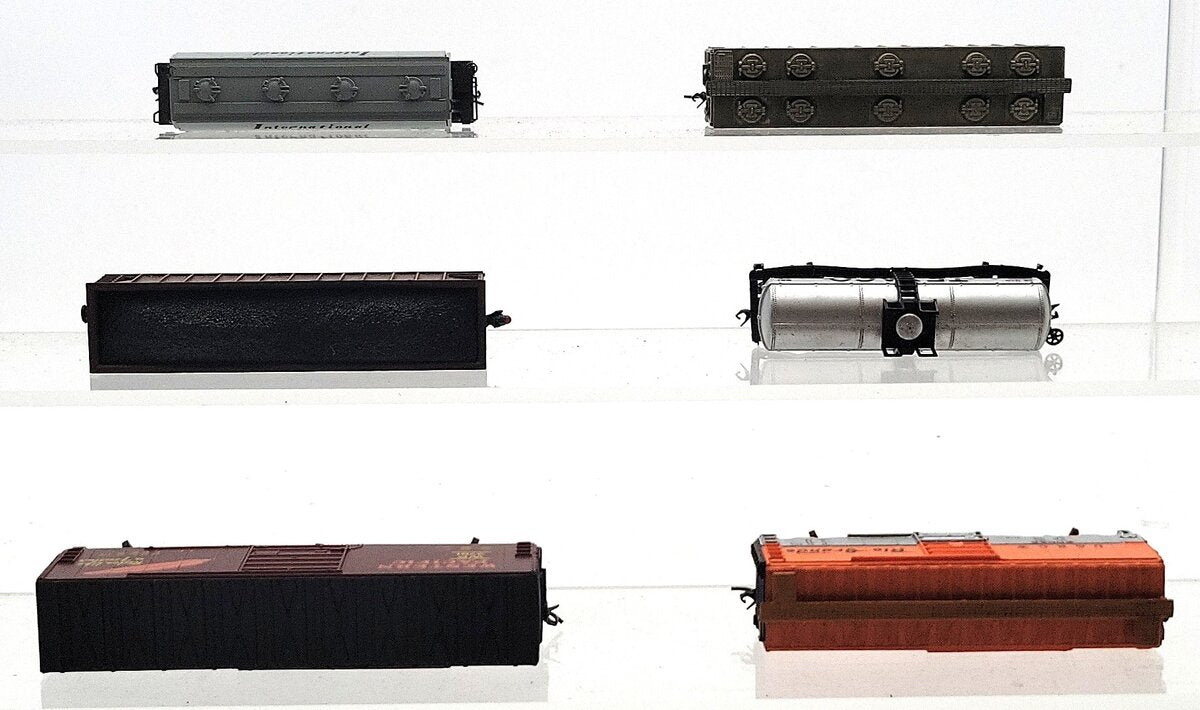 Atlas, Bachmann, & Other N Scale Assorted Freight Cars [6] EX