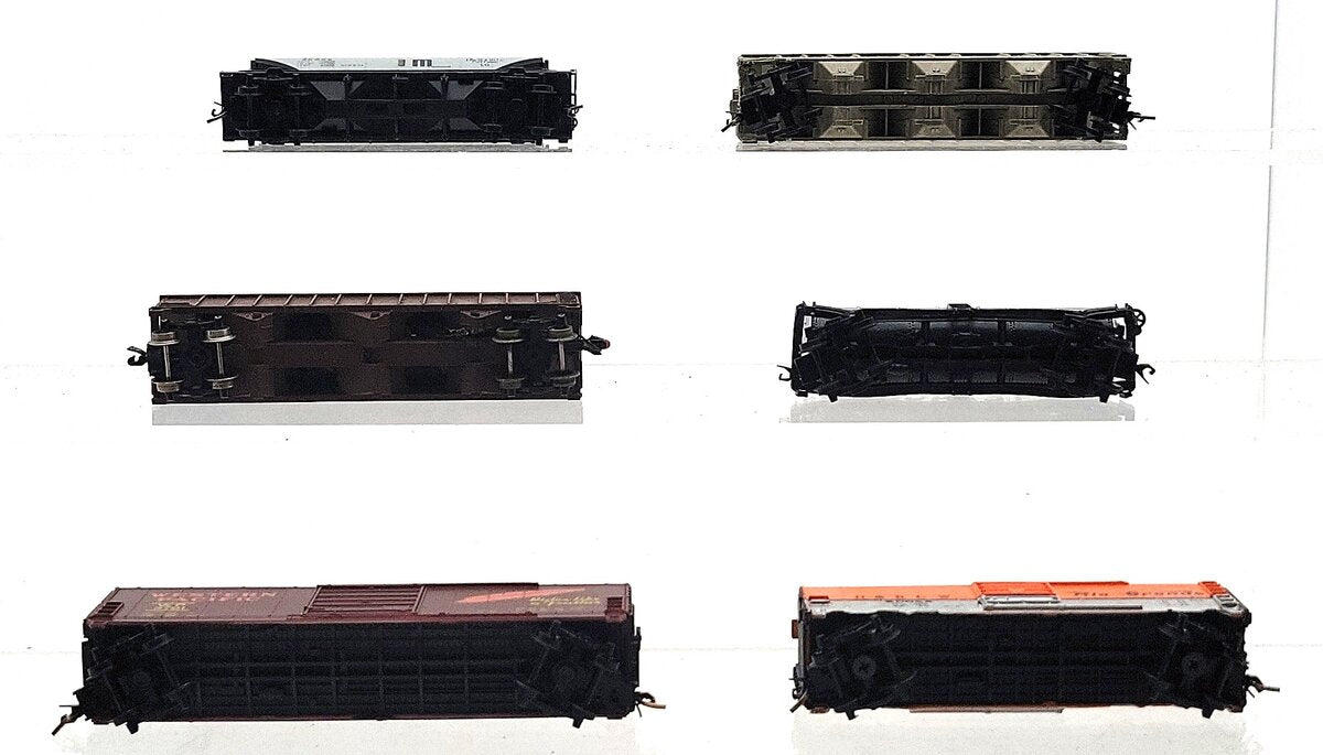 Atlas, Bachmann, & Other N Scale Assorted Freight Cars [6] EX