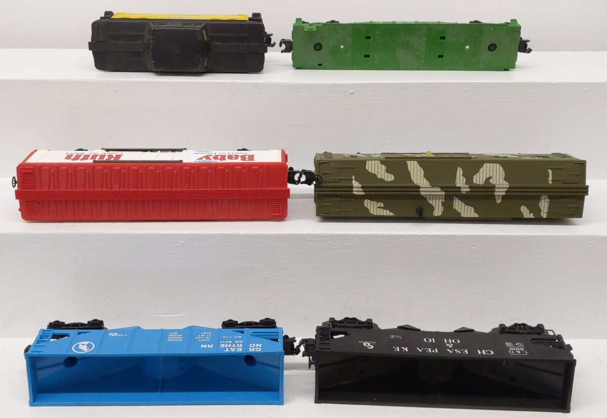 Lionel O Gauge Freight Cars 6-5727, 6-9122, 6-9854, 6-6109, 6-9011, 6-9168 [6]