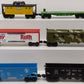 Lionel O Gauge Freight Cars 6-5727, 6-9122, 6-9854, 6-6109, 6-9011, 6-9168 [6]