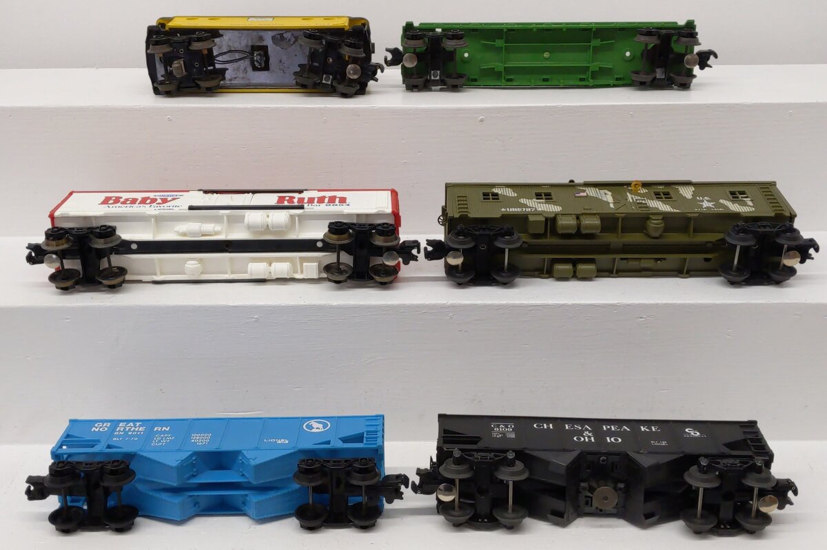 Lionel O Gauge Freight Cars 6-5727, 6-9122, 6-9854, 6-6109, 6-9011, 6-9168 [6]