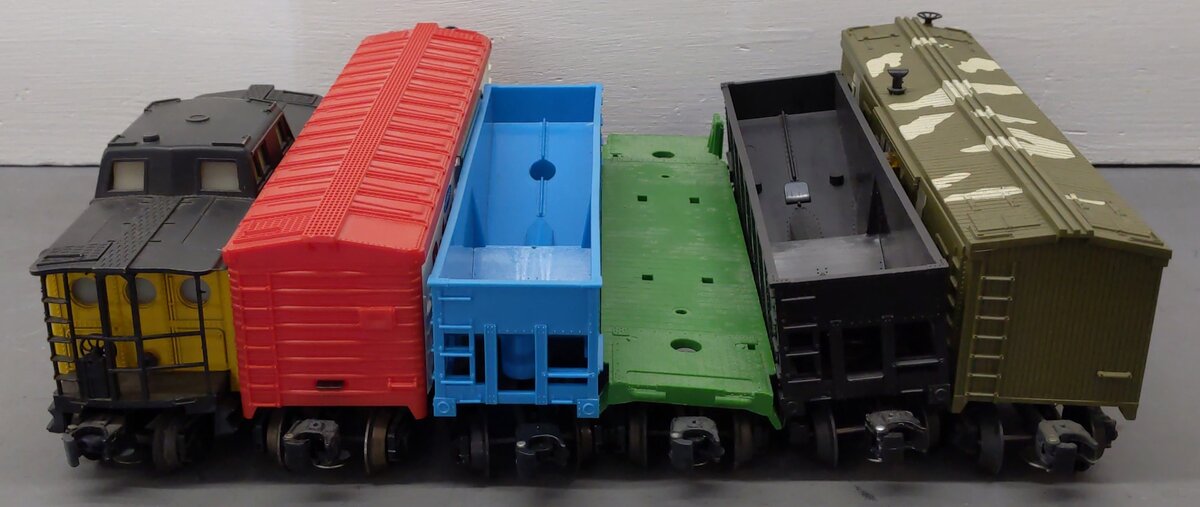 Lionel O Gauge Freight Cars 6-5727, 6-9122, 6-9854, 6-6109, 6-9011, 6-9168 [6]