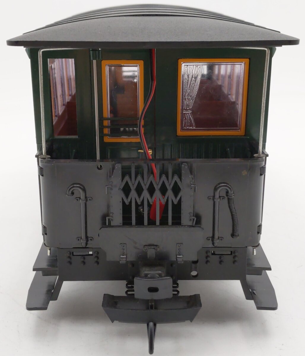 LGB 3040 G Scale LGB 3rd Class Green Coach Car #3 EX/Box