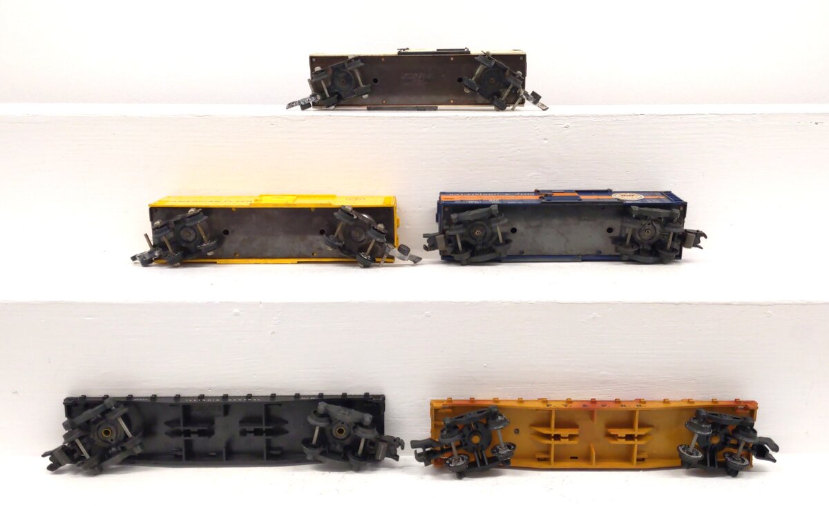 American Flyer S Gauge Assorted Freight Cars: 633, 639, 24577, 980, 65 [5] VG