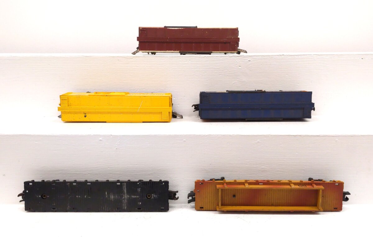 American Flyer S Gauge Assorted Freight Cars: 633, 639, 24577, 980, 65 [5] VG