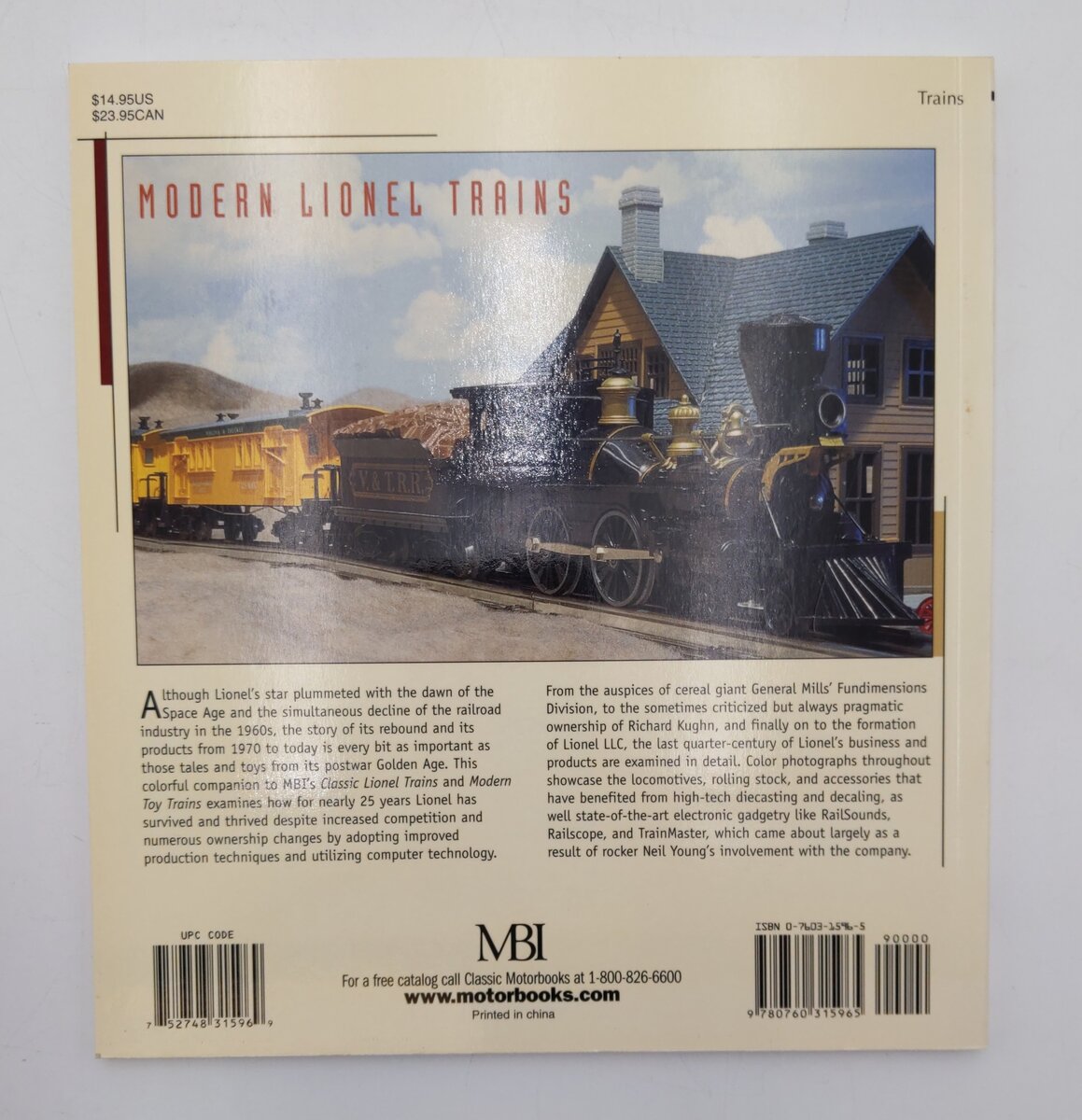 Modern Lionel Trains Paperback Book By Robert Schleicher EX
