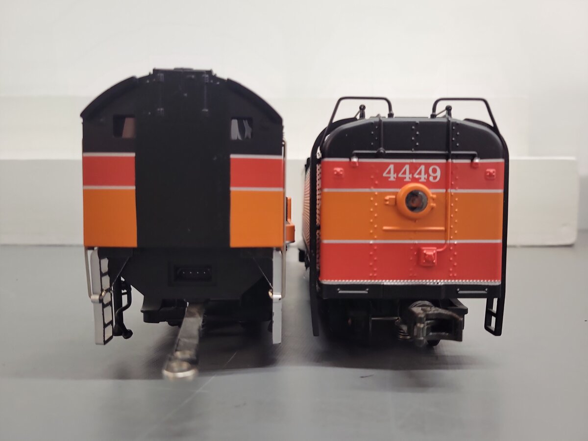 MTH 20-3029-1 O SP 4-8-4 GS-4 Diecast Steam Locomotive & Tender w/PS1 #4449 EX/Box