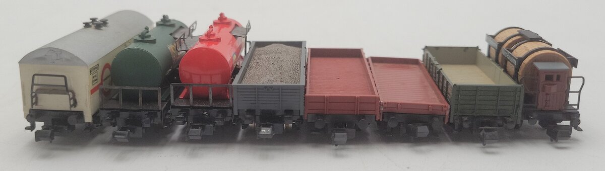 Ibertren, Trix, & Other N Scale Assorted Freight Cars [8] EX