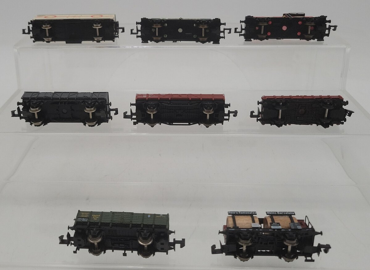 Ibertren, Trix, & Other N Scale Assorted Freight Cars [8] EX