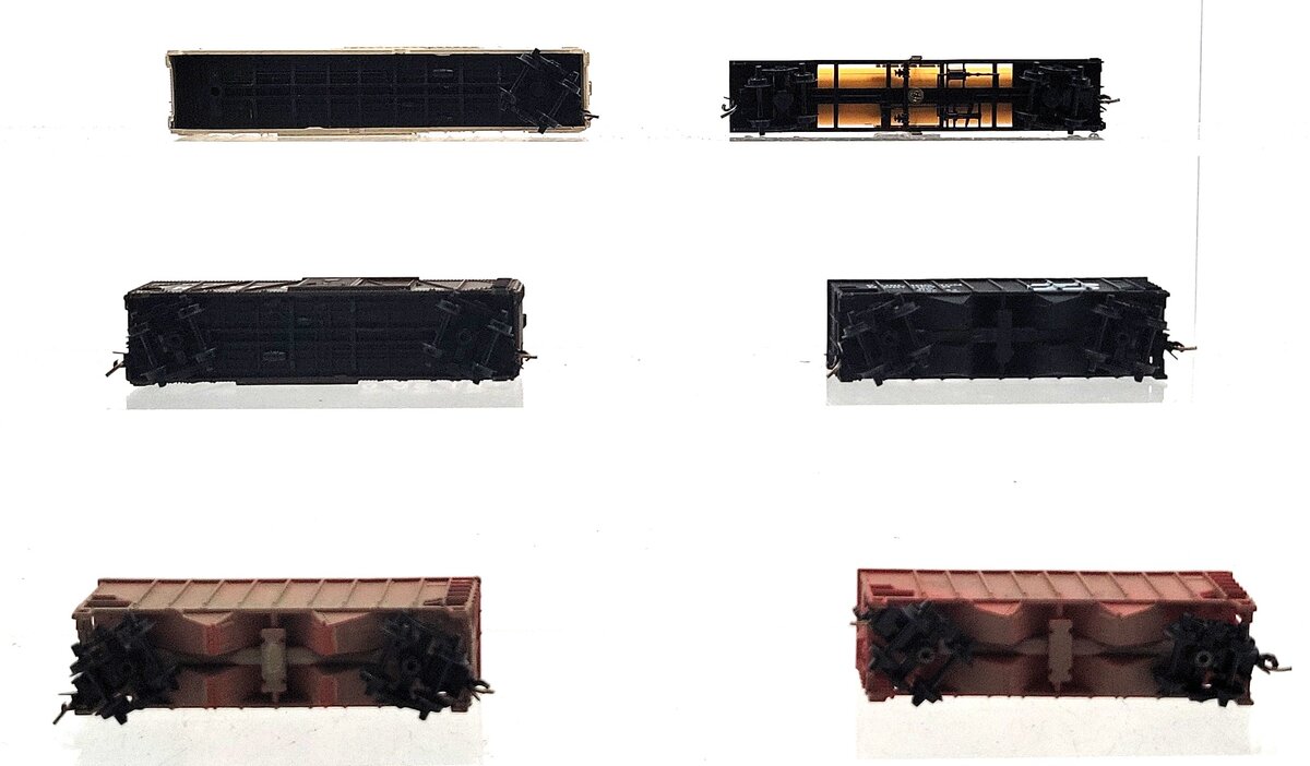 Atlas, Roco & Other N Scale Assorted Freight Cars [6] EX