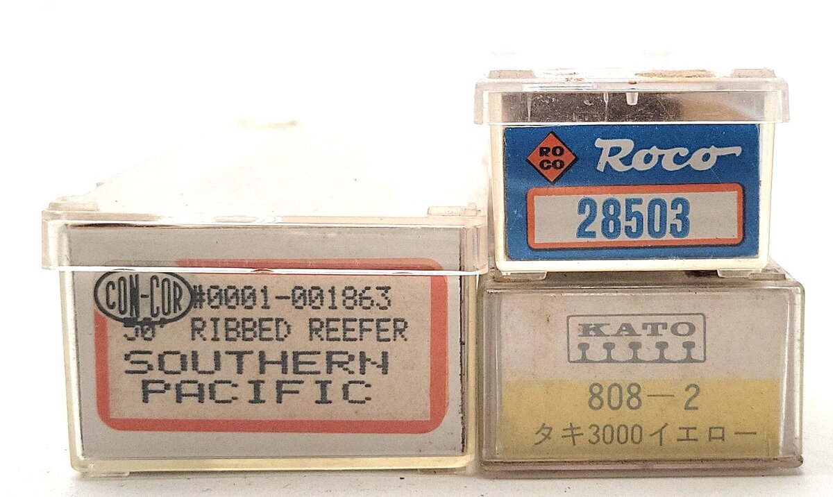 Atlas, Roco & Other N Scale Assorted Freight Cars [6] EX